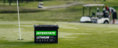 Lithium batteries for golf carts.
