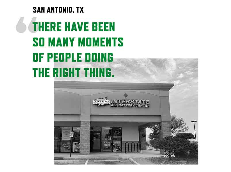 There have been so many moments of people doing the right thing.