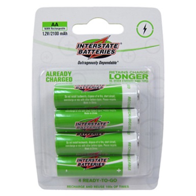 rechargeable AA batteries