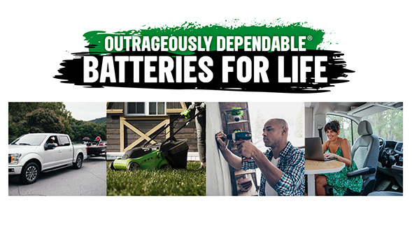 Outrageously Dependable Batteries for Life