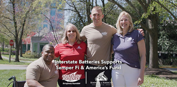 Interstate Batteries Supports Semper Fi and America's Fund
