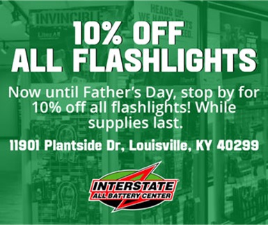Father's Day 10% off flashlights