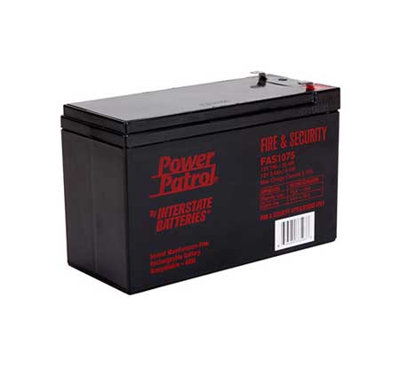 12-volt Sealed Lead-Acid Battery for Home Intrusion Detection Systems FAS1075