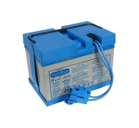 12V Peg-Perego Battery, 12V and 12 Ah, With Plug Connector
