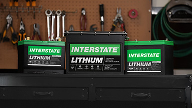 Interstate lithium batteries for rv, marine and golf carts