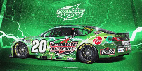 Interstate Batteries Nascar race car